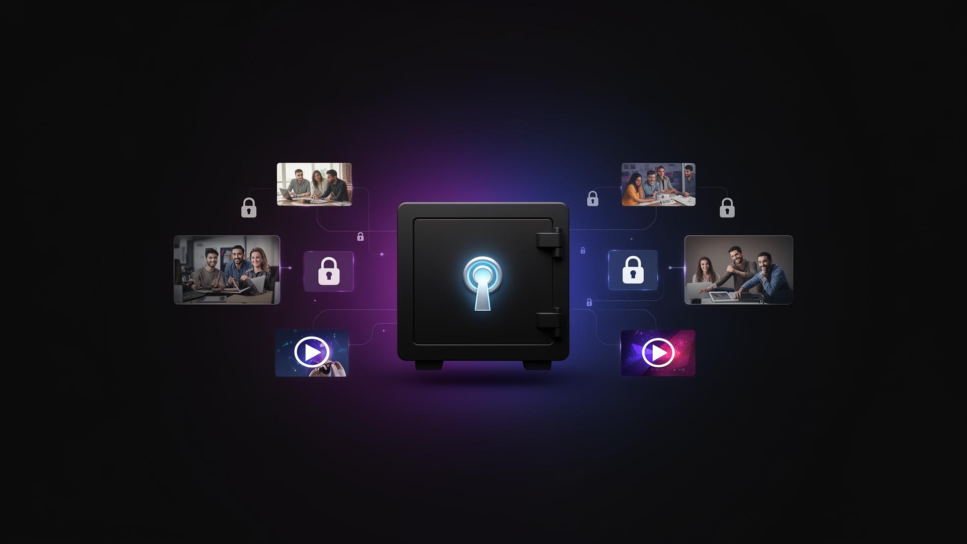 Fangate Customer Vault — secure access to purchased and unlocked digital content